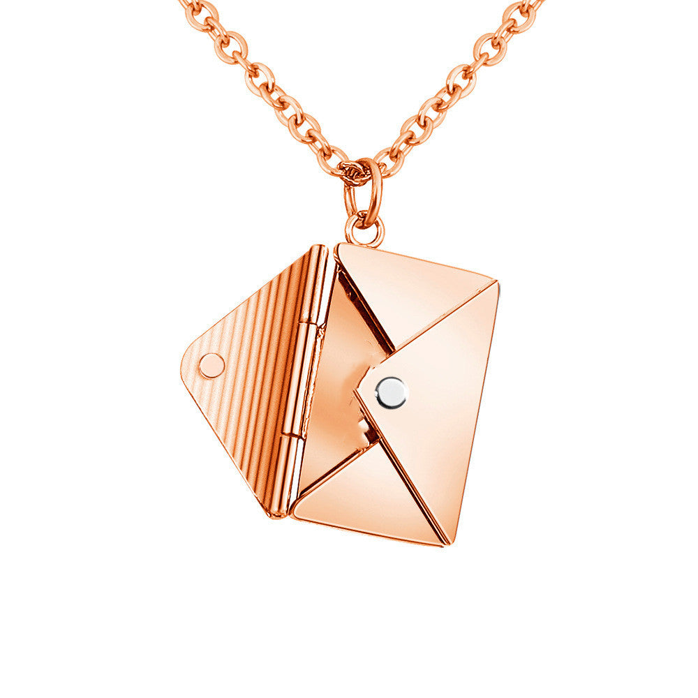 Envelope Necklace – Women’s Love Letter Pendant | Perfect Gift for Her