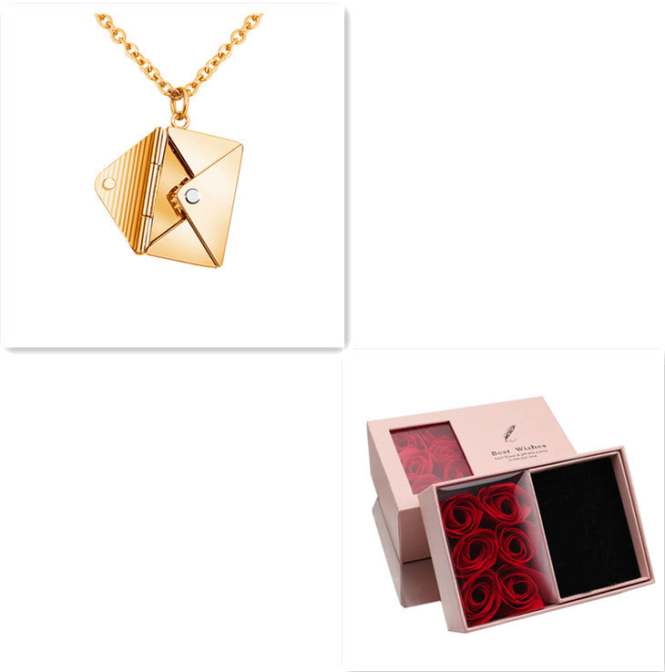 Envelope Necklace – Women’s Love Letter Pendant | Perfect Gift for Her