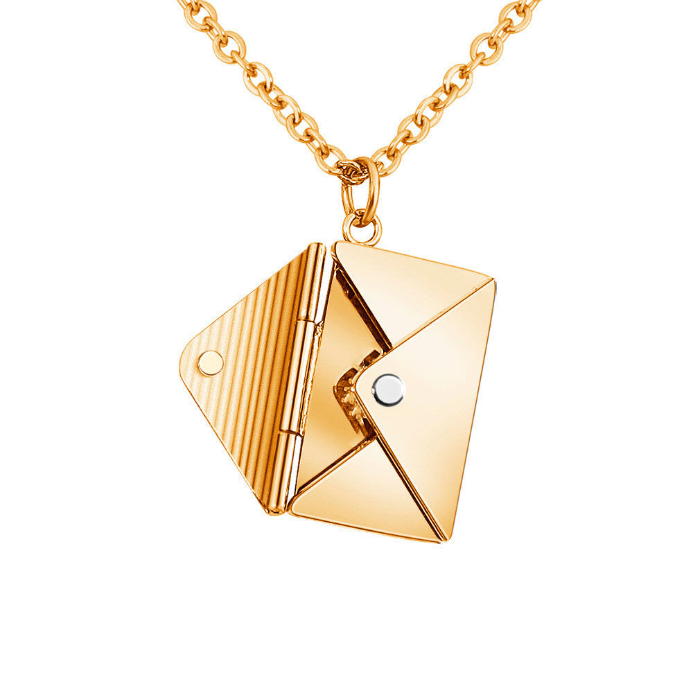 Envelope Necklace – Women’s Love Letter Pendant | Perfect Gift for Her