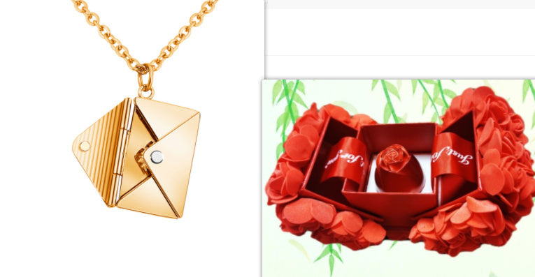 Envelope Necklace – Women’s Love Letter Pendant | Perfect Gift for Her