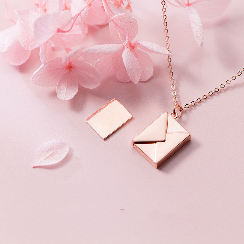 Envelope Necklace – Women’s Love Letter Pendant | Perfect Gift for Her