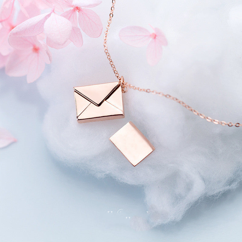 Envelope Necklace – Women’s Love Letter Pendant | Perfect Gift for Her