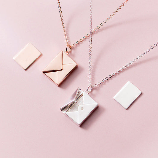 Envelope Necklace – Women’s Love Letter Pendant | Perfect Gift for Her