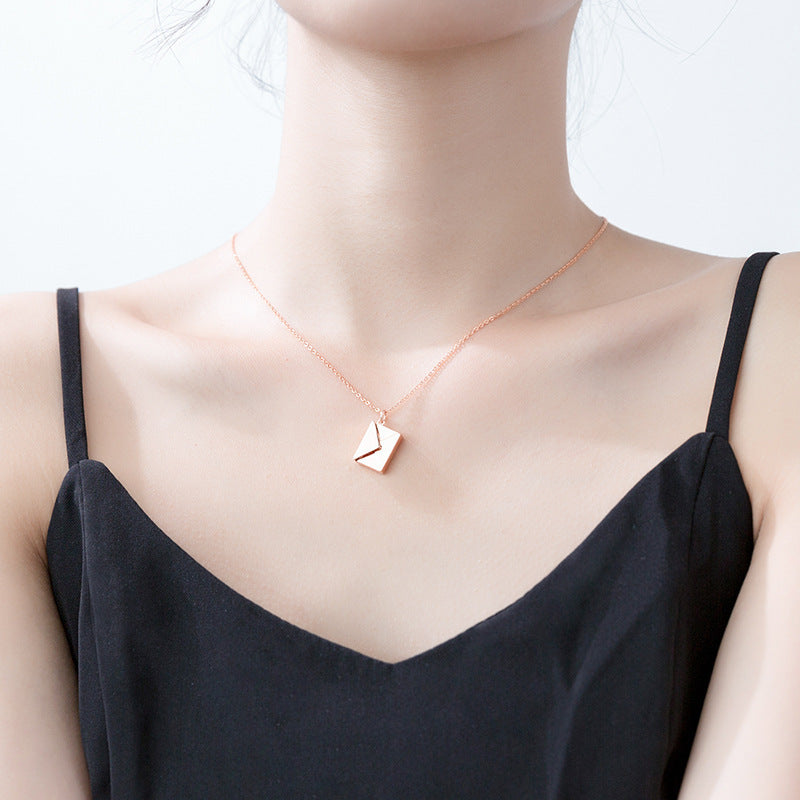 Envelope Necklace – Women’s Love Letter Pendant | Perfect Gift for Her