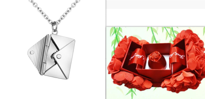 Envelope Necklace – Women’s Love Letter Pendant | Perfect Gift for Her