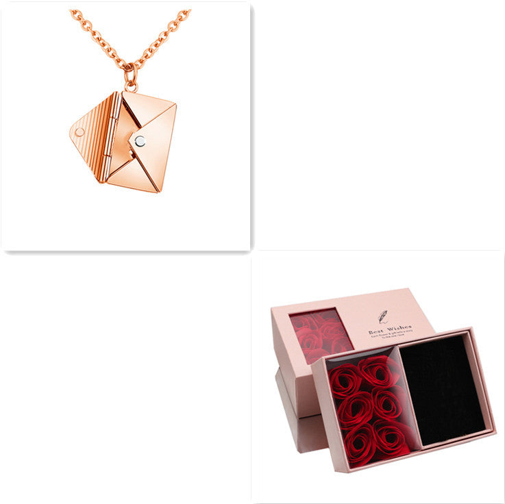 Envelope Necklace – Women’s Love Letter Pendant | Perfect Gift for Her